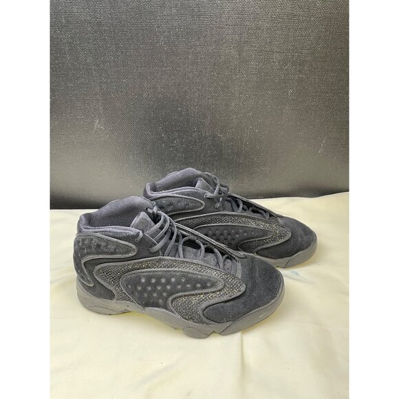 Jordan Womens Black Metallic Gold Sneakers Shoes Size 10 SKU 6810 - Picture 3 of 9